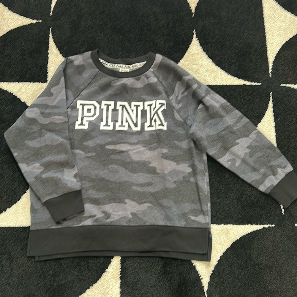 Victoria’s Secret PINK camo sweatshirt